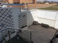 Modern interior diaphanous apartment/suite with capacity for 6 people.