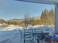 One bedroom condo fully equipped with Fireplace