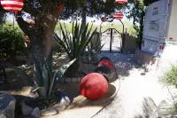 RV on private lot with pool 10 min walk to the beach