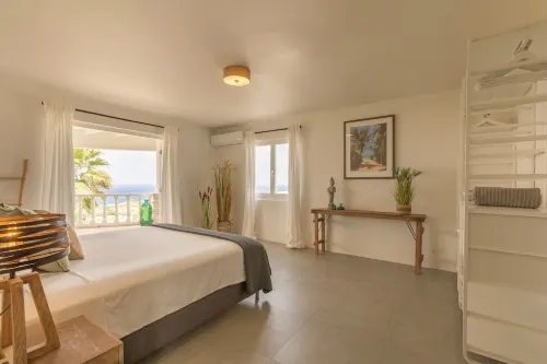 An amazing private villa with an magnificent view over the Caribbean Sea