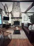 Modern amenities in a rustic landscape