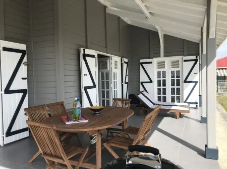 Villa with sea view (Galion bay, Caravelle peninsula and Atlantic Ocean)