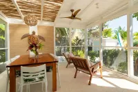 Oceanfront 4 Bedroom Bungalow with Private Pool, Large Beach Area and Staff