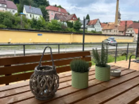 Modern furn.  Apartment "Wanderfalke", central & quiet, Säch. Switzerland, 55sqm, terrace