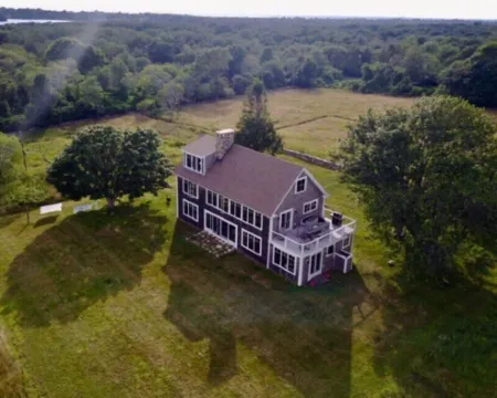 Hope House on Rhode Island's South Shore Sits on 6 Private Acres Hotels in Little Compton