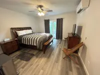 Non-smoking lake house with private beach, dock and kayaks