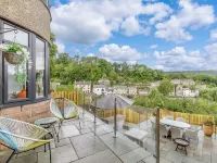 Dawns House in the Peaks overlooking the mill pond