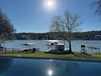 Luxury Lakefront Living in Marble Falls: Pool, Private Dock & Endless Views!