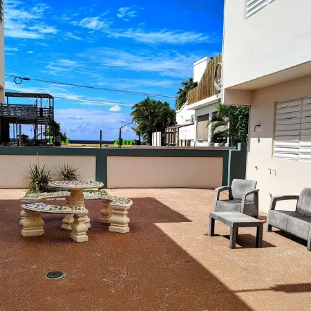 Mare Blu beach apt + private oceanfront terrace