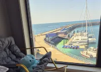 Private Beautiful Ocean Harbor next to Dodu beach in Jeju with AC, WiFi Hotels in 