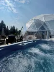 Lux Glacier Dome•Hot Tub•Sauna•Walk 2 FlatheadLake•45 mins from Glacier