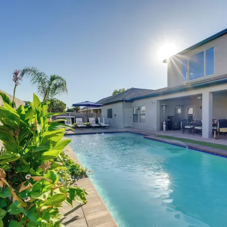 Private Pool & Hot Tub! Relaxing Mesa Apartment