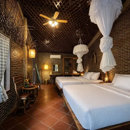 Mekong Silt Ecolodge - Pool Swimming and Free Breakfast