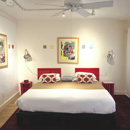 Central Location, Balcony Access at Marfa House Rio Concho