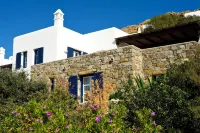 Villa with Private Infinity Pool, Steps from Elia Beach - 4-Star