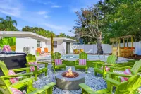 Backyard Oasis Heated Pool Tiki Bar Hot Tub - Balkon