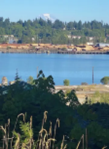 View of Mt. Rainier - Stunning Sunrises and Moonrises on Puget Sound