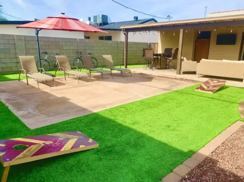 Heated Pool & Hot Tub ⭐️ Mins to Old Town, ASU, Hiking and ⛳️