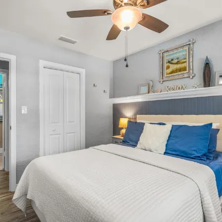 Tranquil Tide Villa -Riverview w/Pool on Riverwalk, Near Ami Beach, Pet Friendly