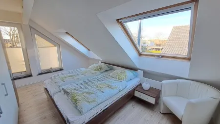 Neues ,,familienappartement Ostsee-möwe" in Schönberg mit Dachterasse