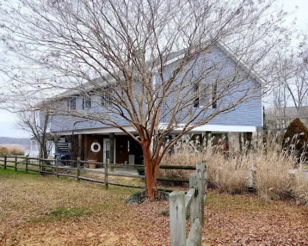 Waterfront Oasis w/ Private Dock, Firepit, Arcade & Sunset Views Hotels in Chase