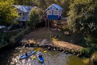Bass-KIN on the RIver-Tiny House in F'Hope-Waterfront-Kayaks-38Min to Gulf - Alphydda