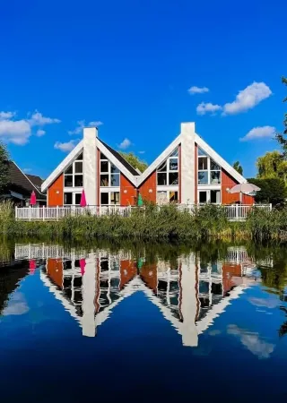 Vacation home with water terrace incl. additional costs - with sauna and fireplace