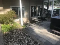 Cozy sunrise suite at waters edge