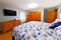 Johnson Homestead. One level living, ocean view with semi-private beach access.
