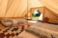 Wood Cabin & 4 Large Bell Tents - Hapus Hideaway Hotels in Llansannan