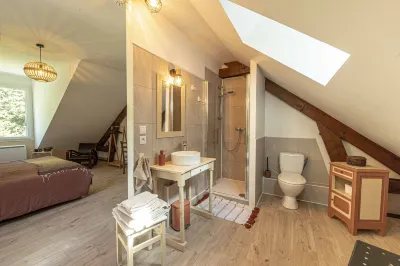 Chambres d'hôtes Au Chat Verrier, Espace Bien-être Các khách sạn ở Treuzy-Levelay