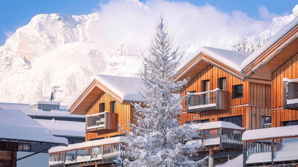 Chalet by the Ski Lift with Balcony and Sauna
