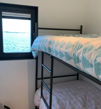 Modern Houseboat in Offingawier with Terrace