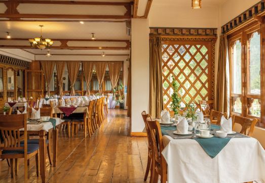 부탄 파로 리조트 전경