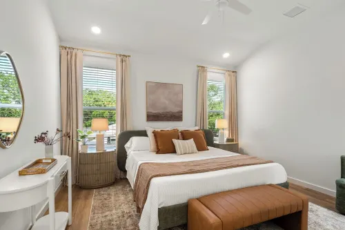 BRAND NEW 4-bedroom, 2 primary suites, heated pool, steps to the beach and river