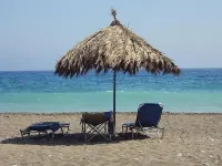 2-bedroom house in mountain village overlooking coastal resort of Makrigialos Hotels in Makris Gialos