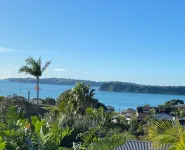 Rosie's cottage in Stanmore Bay , a short walk to beach with a great seaview.