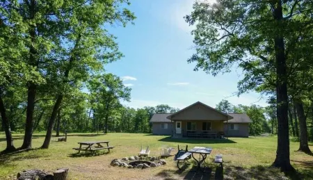 Hide a way in our Lodge that sleeps 18!