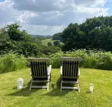 Beautiful eco lodge with stunning rural views