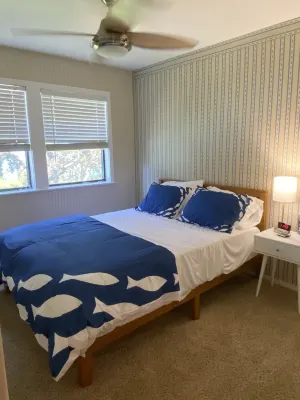 Waterfront, fishing primer, sunning decks, swimming area, kayaks
