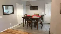 Cottage. 3 bedrooms, 2 baths and full kitchen on sheep and goat farm