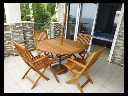 Modern F3 apartment 5 minutes from the beach with sea view Air-conditioned