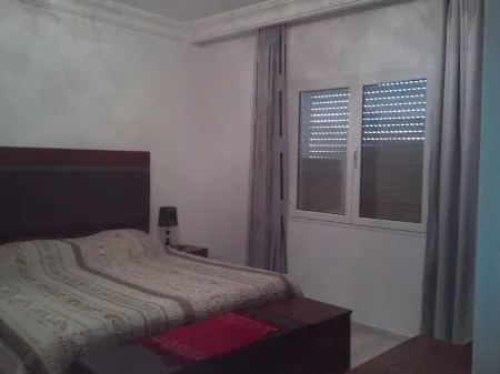 Very well equipped apartment, 2 bedrooms, living room, guarded parking