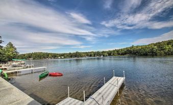 Waterside Haven on Milton Pond w/ Deck & Boat Dock