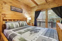 Cabin Just 5 Miles from Downtown Blue Ridge! Game Room & Hot Tub! Dogs Welcome!