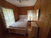Charming cottage on Lake Willoughby w/ sun porch, private deck and dock.