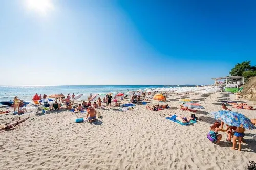 First line. Sea view. Studio. Bulgaria. Rawda. WiFi Hotels in Ravda