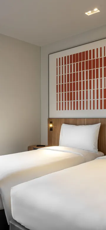 ห้องมาตรฐานเตียงแฝด ด้านภูเขา