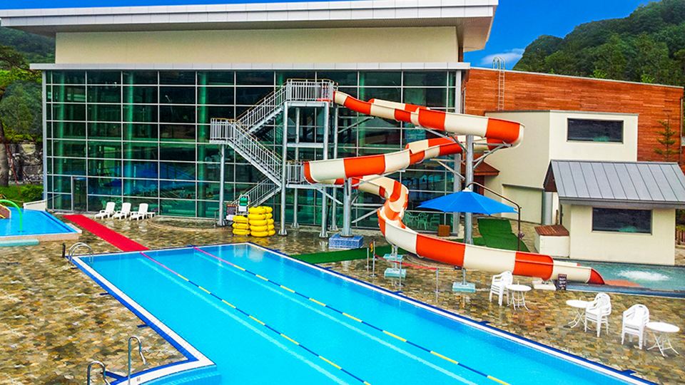 소백산 풍기 온천 리조트 외관