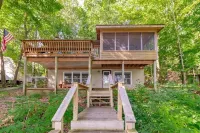 Lakefront Cabin w/ Private Dock, Kayaks + Firepit